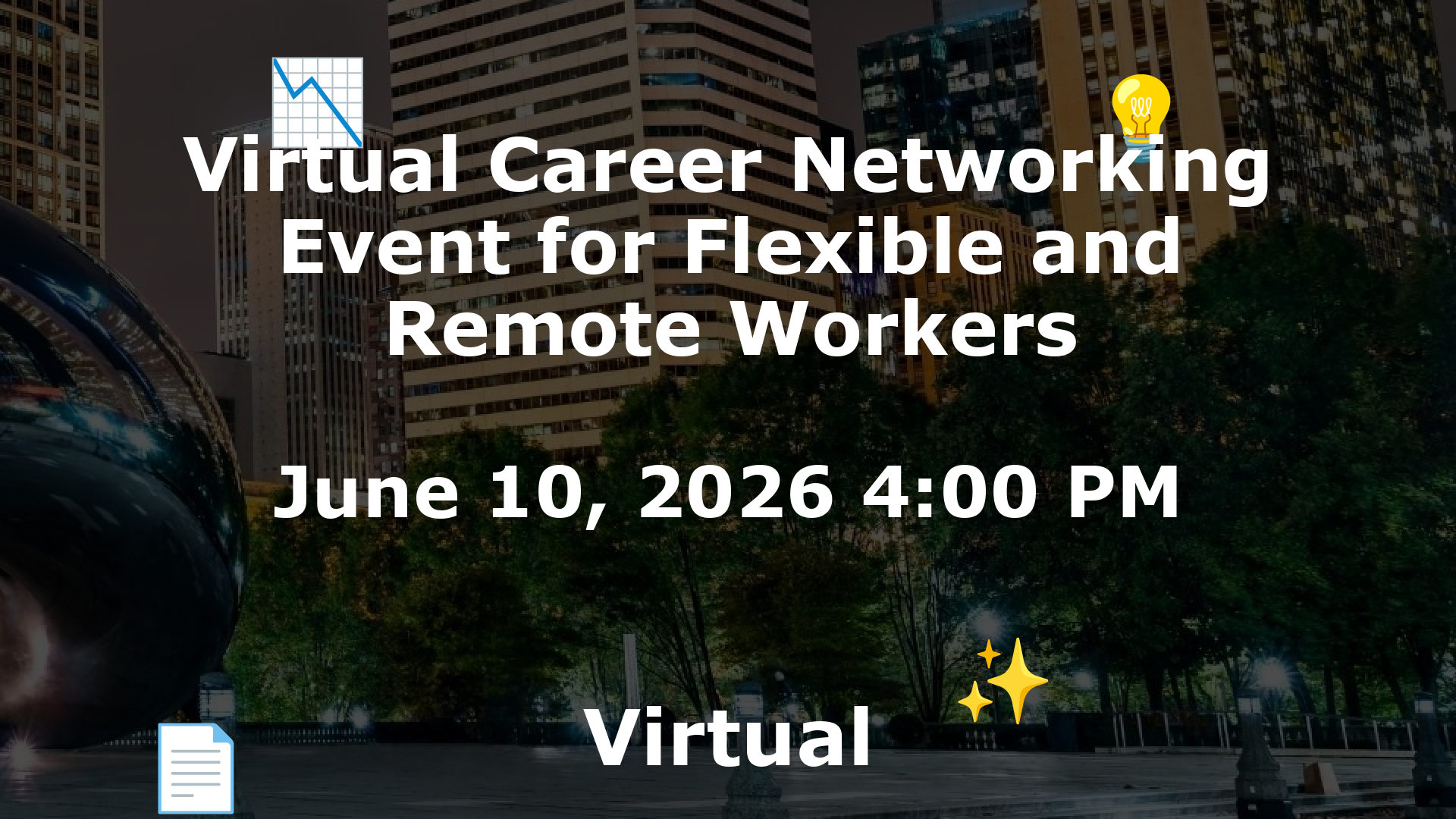 Virtual Career Networking Event for Flexible and Remote Workers event image
